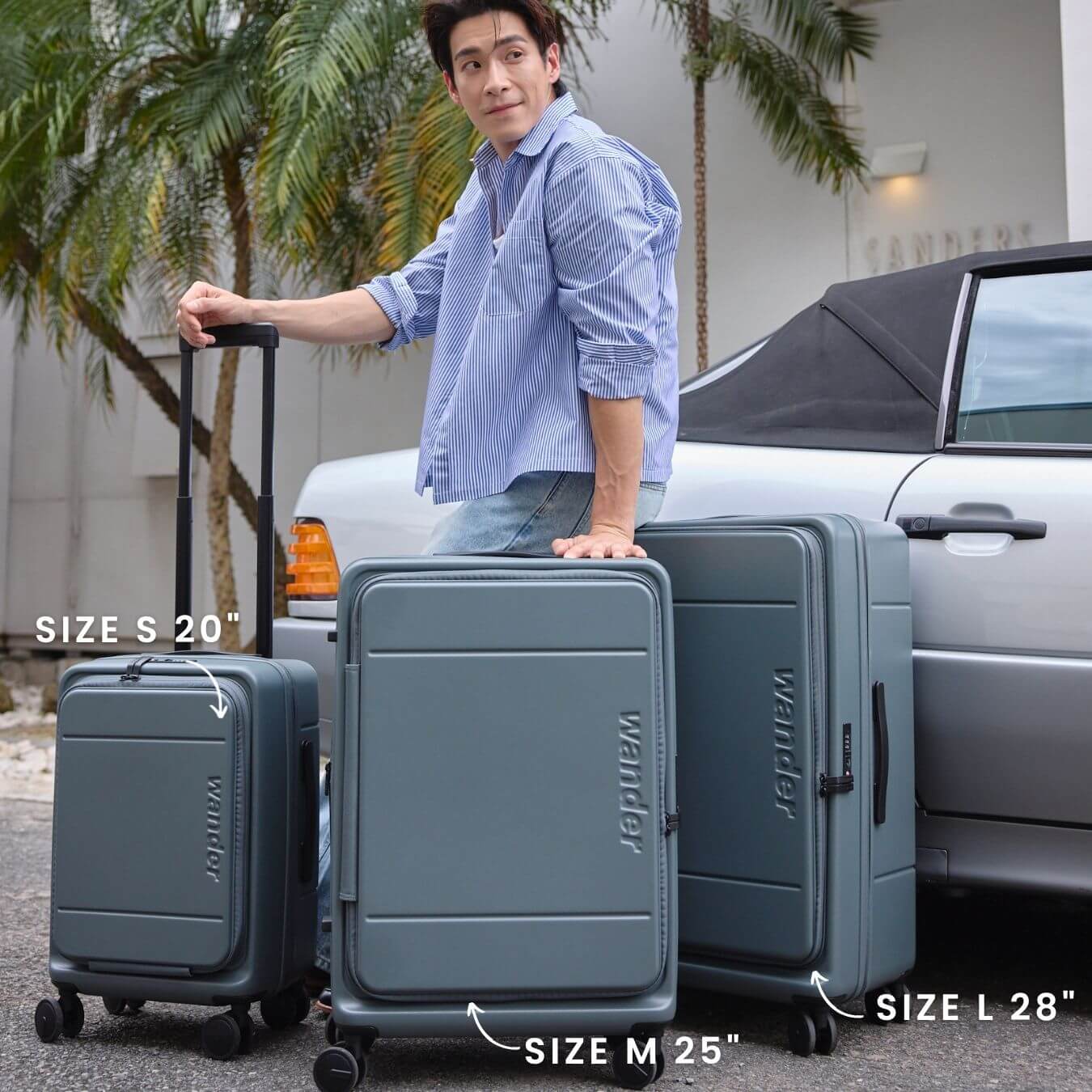 Wander Open Front กระเป๋าเดินทาง 20 นิ้ว แบบเปิดหน้า