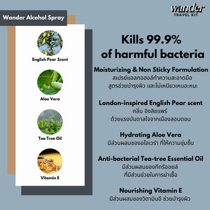 Wander Alcohol Spray - The English Pear - Wander Global